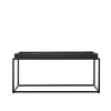 Stolik kawowy Forden Tray, czarny, 900 x 600 x 400 mm