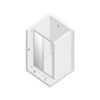 DRZWI WNĘKOWE NEW CORRINA U 120x195 CZYSTE 6mm ACTIVE SHIELD