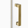 Kabina NESTA GOLD BRUSHED 2D prostokątna 90x80x200 czyste 6mm Active Shield 2.0