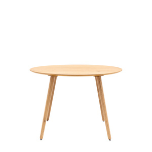 Hatfield Round Dining Table Natural 1100x1100x750m