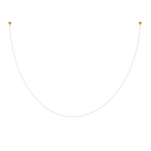 Lampa wisząca SNAKE LED 400 cm - elastyczny przewód LED, 3000K, złote uchwyty