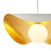 Lampa wisząca ENZO  60 cm - biało złota
