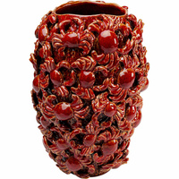 KARE wazon dekoracyjny CRABS 39 cm        czerwony