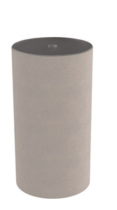 OASIS podstawa pod umywalkę, dyfuzor LED, ø 400x745 mm, beton pearl grey