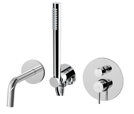 Zestaw wannowy podtynkowy-Paffoni/kolekcja Light