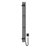 Elektryczny grzejnik łazienkowy Silhouette Quadro 90х1200 Sensor prawa, czarny