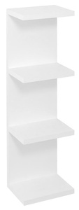 RIWA regał 20x70x15cm, biały połysk