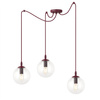 GIGI 3 BURGUNDY TRANSPARENT