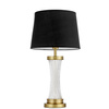 LAMPA NOCNA GLAMOUR CZARNO-MOSIĘŻNA VILLANOVA