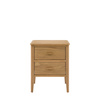 Camden 2 Drawer Bedside Natural 450x400x550mm