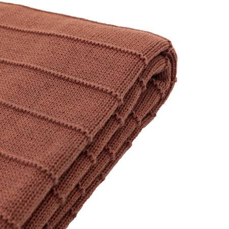 Florence Knit Throw Nutmeg 1300x1700mm