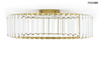 MOOSEE lampa sufitowa / plafon CROWN 50 złota