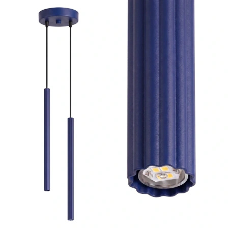 Lampa wisząca ARCHE 2P ultramaryna