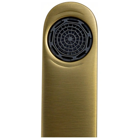 Bateria umywalkowa stojąca, złota