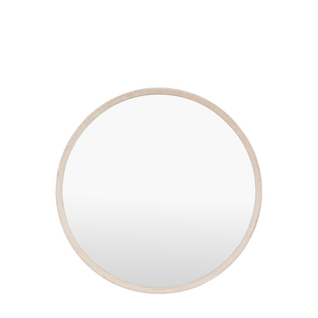 Helsinki Round Mirror Washed Oak 800x58x800mm