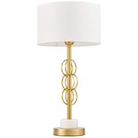 GLAMOUR LAMPA NOCNA Z MARMUREM BIAŁA AZZARIA