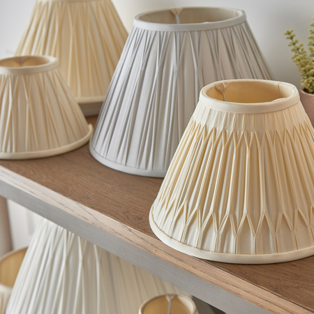 Chatsworth 1 Shade Light Ivory 300mm