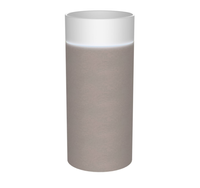 OASIS umywalka ceramiczna wolnostojąca ø 40x89cm, biała/beton pearl grey