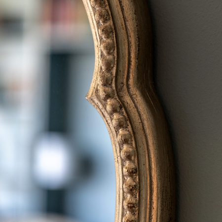 Florentine Round Mirror Champagne 700x42x700mm