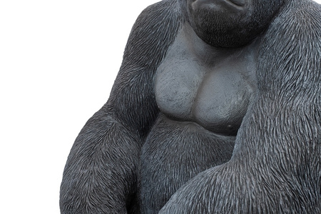 KARE dekoracja stojąca GORILLA XL 76cm czarna