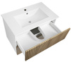 PANEDA STRIP szafka umywalkowa 74,5x55x45,2cm, dąb emporio