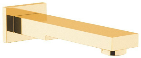 Wylewka ścienna 180 mm, złoto