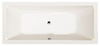 KRYSTA wanna prostokątna 180x80x39cm, ivory