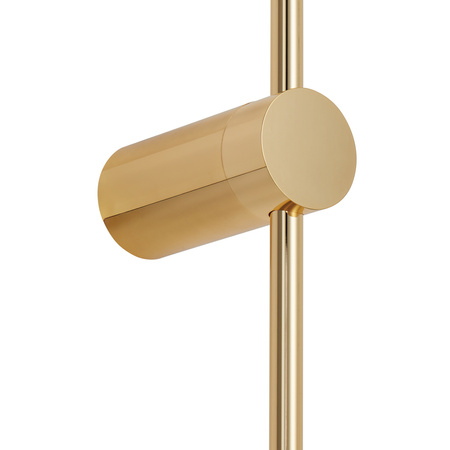 Lampa ścienna SPARO LED – oprawa liniowa złoty połysk, 120 cm