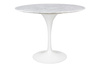 Stół TULIP MARBLE 100 CARRARA biały -     marmur, metal