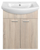 ZOJA szafka umywalkowa 61,5x74x32,5cm, dąb platin