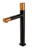 Bateria ARDESIA umyw. nablatowa, rose gold/black