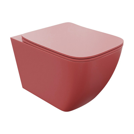 Miska wisząca z deską WC Onil Hot Pink