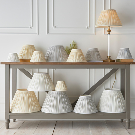 Chatsworth 1 Shade Light Ivory 250mm