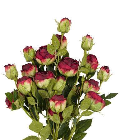 Faux Stem Vintage Rose Claret 540mm (6pk)