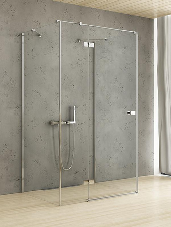 KABINA REFLEXA PROSTOKĄTNA PRZYŚCIENNA P 90x80x200 CZYSTE 6mm ACTIVE SHIELD