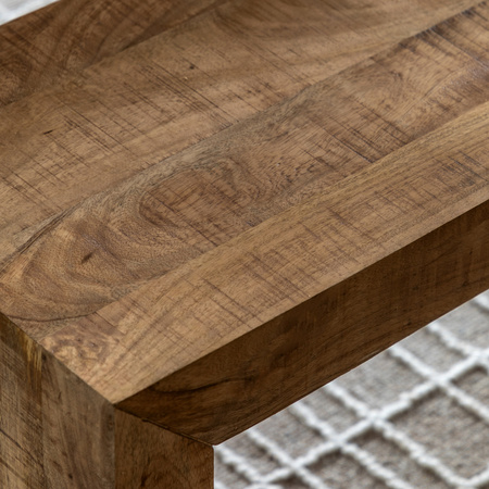 Iowa Dining Bench Natural 1600x360x450mm