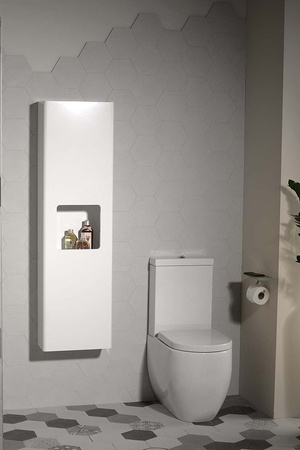 ELLA szafka wysoka 40x140x20cm, 1 drzwiczki, lewa/prawa, biała