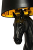 MOOSEE lampa podłogowa KOŃ HORSE STAND    S czarna - włókno szklane