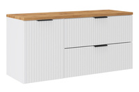 Zestaw meblowy 120cm z blatem i szafką z koszem na pranie