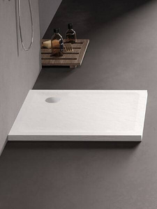 Brodzik MILD STONE akrylowy kwadratowy 90x90x4,5 biały