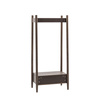 Hatfield Open Wardrobe Smoked 800x480x1700mm