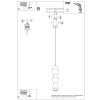 Lampa wisząca KUBBE średnia R