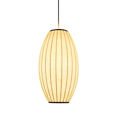 Lampa wisząca SILK BARREL biała 50 cm