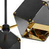 Lampa wisząca NEW GEOMETRY-3 czarno złota 45 cm