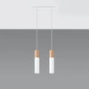biały \ Lampa wisząca 2 (listwa)
