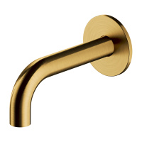 Y wylewka wannowa ścienna, złoty szczotkowany