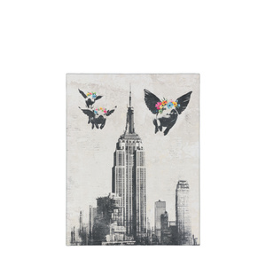 Obraz w ramie „Concrete Dreams II” – szary, 70 × 1,5 × 90 cm
