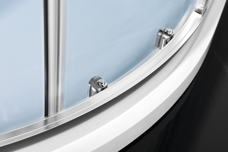 EASY kabina prysznicowa półokrągła 900x800mm, L/R, szkło czyste