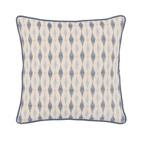 Sierra Ikat Emb Cushion Ink Blue 450x450mm