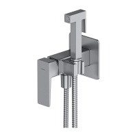 PARMA system bidetowy podtynkowy, nikiel szczotkowany